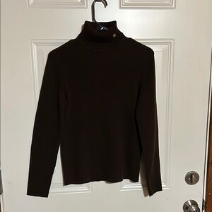 Ralph Lauren Rich Brown Cotton Sweater